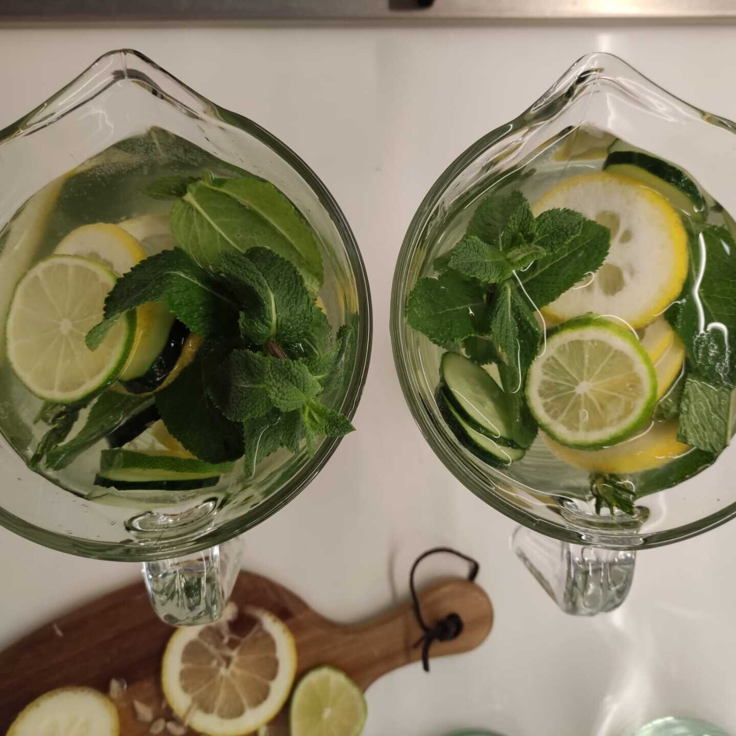 foto di una bevanda simile al mojito ma salutare